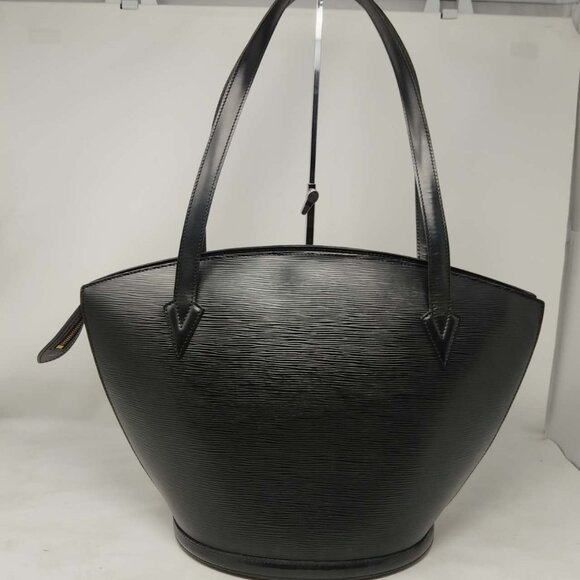 Louis Vuitton Saint Jacques GM Black Epi Leather Shoulder Bag Authentic Vintage - Picture 1 of 14